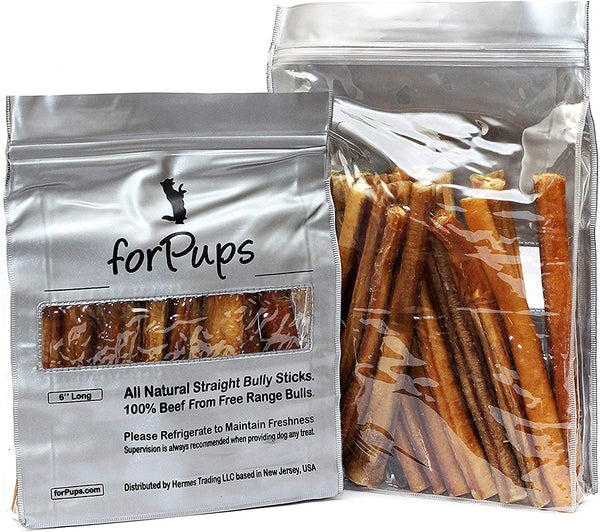 forPups Regular Bully Sticks (Per Pound) - All Natural Premium Quality Bully Sticks for Dogs